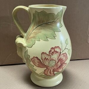 Formalities by Baum Bros Imperial Poppy Collection 10.5" Ceramic Handled Pitcher